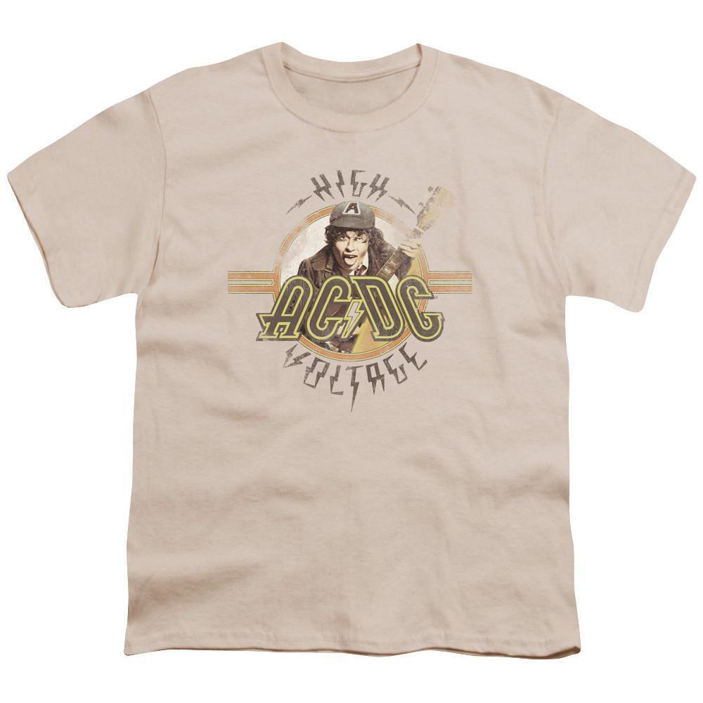 Acdc High Voltage Youth 181 T Shirt Cream